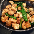 ムーヒツジ's cooksnap of when they made イカとしし唐の炒め物.