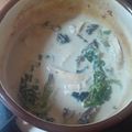 chiemake's cooksnap of when they made アレルギー鶏肉豆乳スープ.