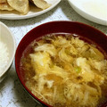 なぎた's cooksnap of when they made 余った餃子の種で♪とろとろ中華の卵スープ.