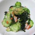 脩豪のママ's cooksnap of when they made わかめきゅうりカニかまの酢物.