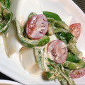 河田える's cooksnap of when they made ピーマンとトマトの簡単サラダ♪.