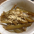 miharun327's cooksnap of when they made 茎わかめの炒めもの.