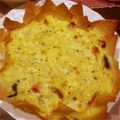 たきむっち's cooksnap of when they made 春巻きの皮de長ねぎのキッシュ.