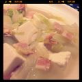 rikaaaaaたま's cooksnap of when they made 白菜とベーコンの食べるスープ.
