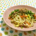 赤い電話's cooksnap of when they made しょっつるde焼きうどん.