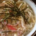 espoir423's cooksnap of when they made 2度美味♡とろ～りカニ卵あんかけうどん♡.