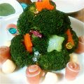 カメカメ。's cooksnap of when they made クリスマス☆ブロッコリーとポテトのツリー.