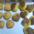 コタヒナママ's cooksnap of when they made ♡♡ハートのひとくちケーキ♡♡.