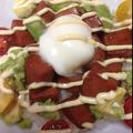 kiki529's cooksnap of when they made アボカドスパムの照り焼き丼　温玉のっけ.