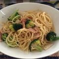 手作りマシェリ's cooksnap of when they made ブロッコリーとベーコンのあっさりパスタ♡.