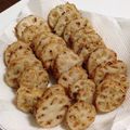 mokuna's cooksnap of when they made レンコンの挟み揚げ.