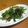 ひよれ's cooksnap of when they made ほうれん草炒め？.