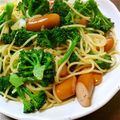 まめぞう's cooksnap of when they made ウインナー☆ブロッコリー☆パスタ.