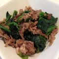うさこ０６'s cooksnap of when they made ★牛肉とほうれん草のオイスターソース炒め.