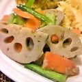 ちびたろうキッチン's cooksnap of when they made 蓮根と人参のアンチョビ炒め.
