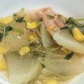 ひちゃﾏﾑ's cooksnap of when they made 大根と豆苗とベーコンのコンソメ煮.