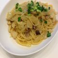 りって's cooksnap of when they made めんつゆで簡単☆きのこの醤油バターパスタ.