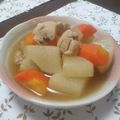 ゜゛ょゅ's cooksnap of when they made 鶏大根の煮物～生姜風味～.