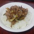 senna１'s cooksnap of when they made 地味だが美味。フライパン一つでネギ丼!.