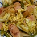 猫のミイヤ's cooksnap of when they made キャベツと魚肉ソーセージのソース炒め.