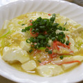 ともこキッチン's cooksnap of when they made 豆腐と白ネギとカニカマの卵とじ☆中華風.