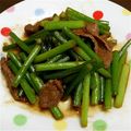 eri1123's cooksnap of when they made 牛肉とにんにくの芽の炒め物.