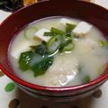ゆうかりコアラ's cooksnap of when they made つみれ鍋風味噌汁.