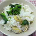 まゆみ母ちゃん's cooksnap of when they made ■菜の花とあさりの炊き込みご飯■.
