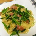 yyyyyyyyyo's cooksnap of when they made 手早く☆菜の花のオイルパスタ.