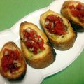 サンディサンディ's cooksnap of when they made フルーツトマトdeブルスケッタ.