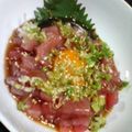 ★チャコ姫★'s cooksnap of when they made マグロのユッケ.