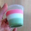 suikazura's cooksnap of when they made ✿ひな祭り✿3色ミルクプリン✿.