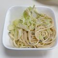 ｎｅｙｕｐｉｉ's cooksnap of when they made 簡単♪付け合わせにタラマヨスパ♪.