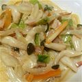 ゆみゆみ★'s cooksnap of when they made 牛乳たっぷり！クリームパスタ。.