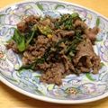 maarine's cooksnap of when they made 春菊のすき焼き風.