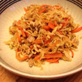 123ママ's cooksnap of when they made 切り干し大根と豚肉の炒めもの.