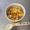 真観子さん's cooksnap of when they made 離乳食後期★鶏ささみと野菜たっぷり親子丼.