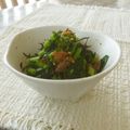 ミマト's cooksnap of when they made 菜の花の梅ひじき和え.