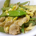 そひょん's cooksnap of when they made 即席！豚バラと絹さやの卵とじ☆.