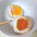 ♡大臣と姫達のママ♡'s cooksnap of when they made 我が家直伝☆半熟煮たまご.