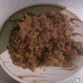 ばたかっぷ☆'s cooksnap of when they made 簡単！牛肉のオロシ炒め.