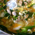 XPERIAっぴ's cooksnap of when they made 鶏とほうれん草の卵とじ.