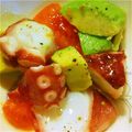 そふす's cooksnap of when they made タコ・アボカド・トマトのマリネ.