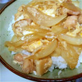 1h1k0h3's cooksnap of when they made ∞簡単とろふわ親子丼∞.