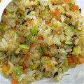 れいんく's cooksnap of when they made きんぴらごぼうﾘﾒｲｸ 炒飯.