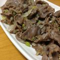 ぬまじょ's cooksnap of when they made ヘルシーメニュー☆砂肝のガーリック炒め♫.