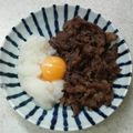 サーフブレイド's cooksnap of when they made 簡単主菜☆甘辛牛肉の黄身おろし和え.