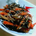 カワユリ's cooksnap of when they made 切り昆布と人参の炒め物.