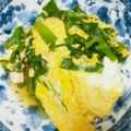 うさうさぎ。's cooksnap of when they made スピードおかず☆ニラの玉子とじ.