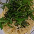 nammnamm's cooksnap of when they made しそ風味☆明太バター焼きうどん.